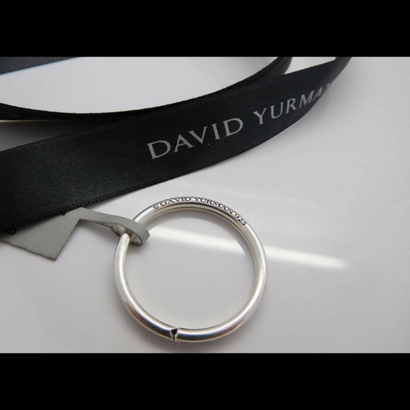 David Yurman Accessories - David Yurman key ring keychain sterling silver new with dust bag